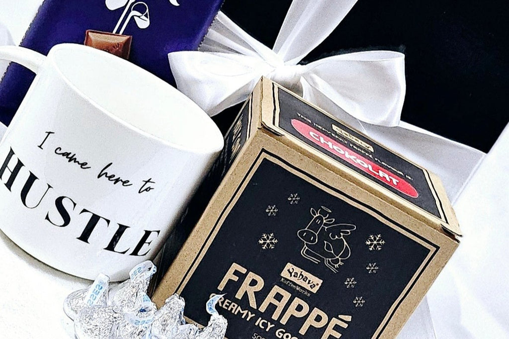 Chokolat Frappe Gift Box filled with decadent chocolates and treats from Confetti Box Co.